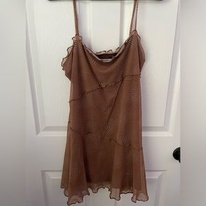 Brown dress